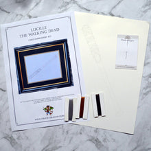 Load image into Gallery viewer, Lucille (The Walking Dead) Inspired Card Embroidery Kit (Cream Card)