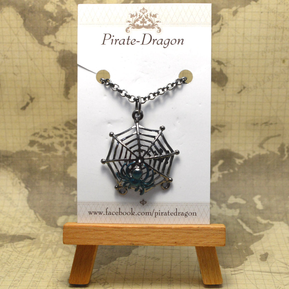 Spider Pendant - Hand painted (PN0012)