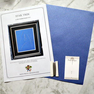 Star Trek Command - Card Embroidery Design (Blue Card)
