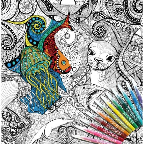 Oceans Dreaming ColourAway POSTER KIT (24 x 34 inch)